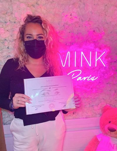 Diplomée Mink Paris Academy